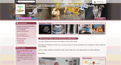 Desktop Screenshot of clinique-veterinaire-de-lamandier.com